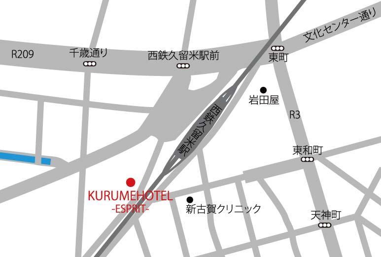 Kurume Hotel Esprit Eksteriør billede